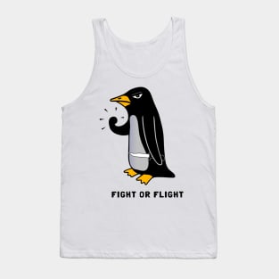 fight or flight Penguin Tank Top